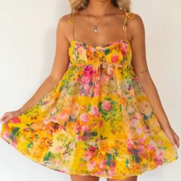 Dresses & Skirts - Floral Multicolor Dress